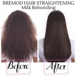Bremod Milk Rebonding Hair Straightening Set (A) + (B) - 1250ml+1250ml - Image 8