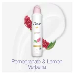 Dove Go Fresh Pomegranate & Lemon Verbena Deodorant Spray - 250ml - Image 3