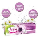 Fem USA Hair Removal Cream With Chamomile For Rejuvenating Skin - 120g - Image 3