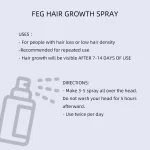 FEG Hair Growth Spray Prevent Hair Loss - 50ml - Image 4
