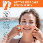 Disaar Nicotinamide & Vitamin C Whitening Sunscreen Cream SPF50 PA+++ - 80g - Image 3