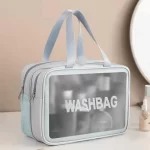 Transparent Travel Makeup Bag Waterproof (Big) - Image 4