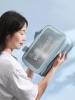 Transparent Travel Makeup Bag Waterproof (Big) - Image 9