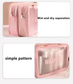 Transparent Travel Makeup Bag Waterproof (Big) - Image 7