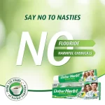 Dabur Herbal Intense Fresh Gel Toothpaste With Tooth Brush Free - 150g - Image 5