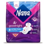 Nana Goodnight Ultra Thin Large Sanitary Pads With Wings - 8 Pads - Image 2