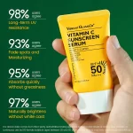 VIBRANT GLAMOUR Vitamin C Sunscreen Serum SPF 50+ PA+++ - 30g - Image 9