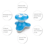 Mini Electric Handheld Wave Vibrating Massager XF-70 - Image 3