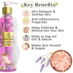 Earth Genix Body Wash Lavender + Pink Himalayan Rock Salt - 300ml - Image 3