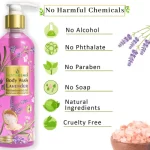 Earth Genix Body Wash Lavender + Pink Himalayan Rock Salt - 300ml - Image 5