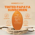 Honest Glow Tinted Papaya Sunscreen SPF 50 PA+++ - 50g - Image 2