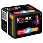 Kotex Young Maxi total Confidence normal+wing 10pads