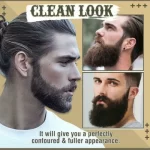 Men’s New Beard Filler Pen & Brush Kit - Dark Brown - Image 4