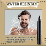 Men’s New Beard Filler Pen & Brush Kit - Dark Brown - Image 6