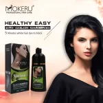 MOKERU Shampoo Noni Fruit Black Hair Dye - 500ml - Image 3