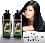 MOKERU Shampoo Noni Fruit Black Hair Dye - 500ml - Image 8