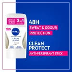 Nivea Clean Protect 3 In 1 Antiperspirant Stick – 50ml - Image 2