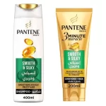 Pantene Shampoo Pro-V Smooth & Silky 400ml + 3 Minute Miracle Conditioner 200ml
