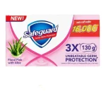 Safeguard Floral Pink with Aloe 3 x 130g