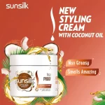 Sunsilk Frizz Proof With Coconut Oil Styling Hair Cream - 275ml