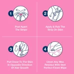 Veet Hair Removal Cold Wax Strips Sensitive Skin - 20 Strips - Image 5