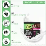 VIP Hair Colour Shampoo Brown - 20ml - Image 3
