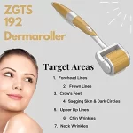 ZGTS Derma Roller Professional Gold Plated 192 Needles - 0.5mm - Image 8