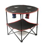 Outdoor portable table for outing