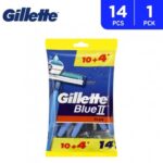 Gillette blueII plus 10+4 pcs razor blade