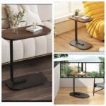 Chic C shapeed wooden side table - Image 2