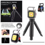 Portable light with copatibility tripod