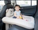 Inflatable bear car bed for todller