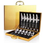 High quality 24pcs cutlery set with case