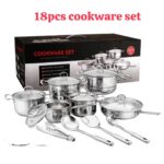 Kitchen cookware 18pcs set