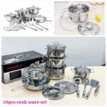 Kitchen cookware 18pcs set - Image 2