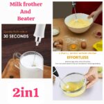 USB speed adjustable milk frother - Image 2