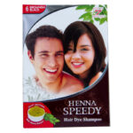 Henna speedy hair dye shampoo 6 brownish black 2pcs pack