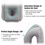 Inflatable airplane travel neck pillow - Image 3