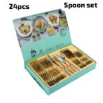 Stainless steel 24 pcs cutlery set