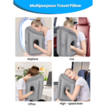 Inflatable airplane travel neck pillow - Image 2