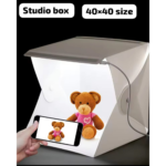 Studio box 40 x 40cm with LED light with 6 colours background - Image 2