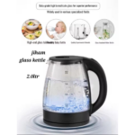 Jiham glass kettle 2 liter - Image 2