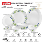 Cello 50 pcs imperial dinner set red rose (Made in India) - Image 5