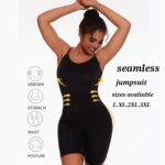 Slimming Jumpsuit with waist cinching and buttock padding