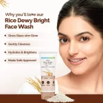 Mama earth Rice Face wash with rice water & niacinamide - Image 2