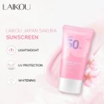Laikou Japan Sakura Sunscreen SPF50 PA+++ (50g) - Image 2